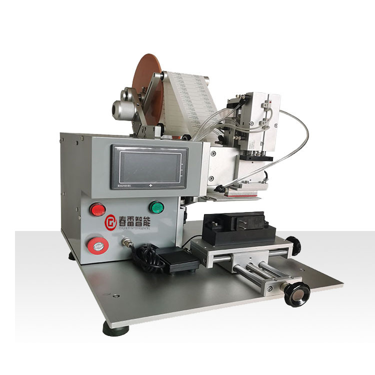 Etichettatrice piatta semiautomatica con motore per forno a microonde